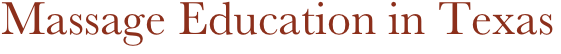 Massage Education in Texas