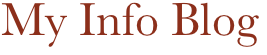 My Info Blog